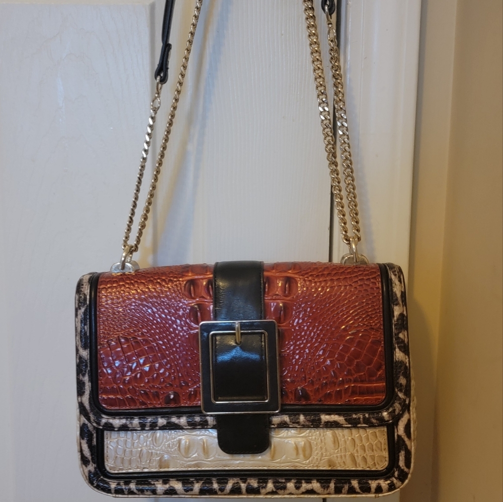Stylish Croc-Embossed Women's Bag